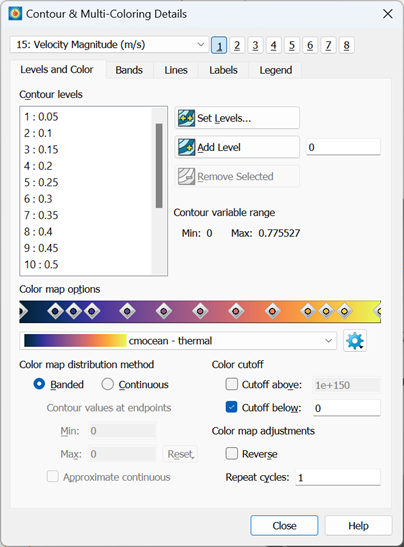 Contour & Multi-Coloring Details