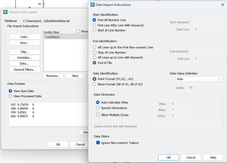 Data Import Instructions