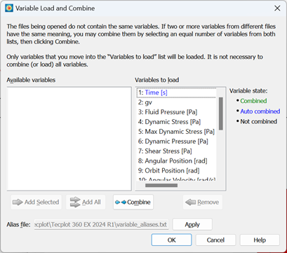 Variable Load and Combine Add all