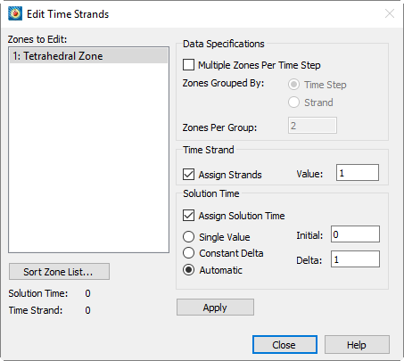 Strand Editor in Tecplot 360