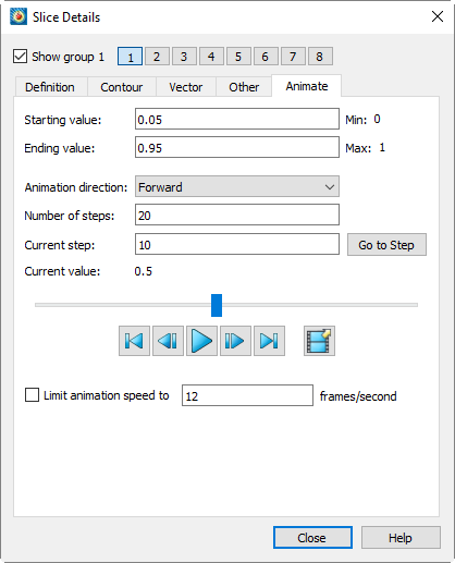 Slice Details Animate Tab