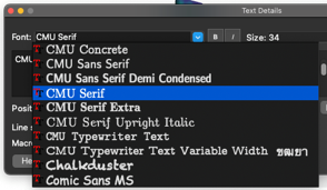 Computer Modern Font